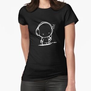 𝅺nwot Music Man Fitted T-Shirt Size L